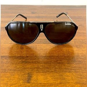 Carrera black polarized sunglasses